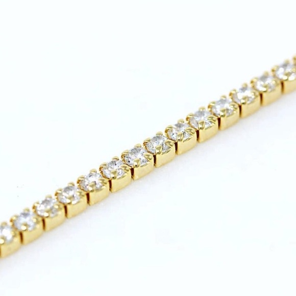 Tennis choker necklace - Picture 6 of 8